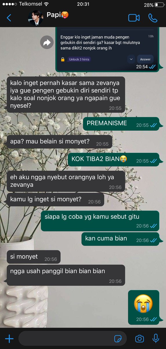 lavanyajune's tweet image. ❓ Enggar klo inget jaman muda pengen gebukin diri sendiri ga? kasar bgt mulutnya sama dikit2 nonjok orang ih
💬 iya #tellonym tellonym.me/lavanyajune/an…