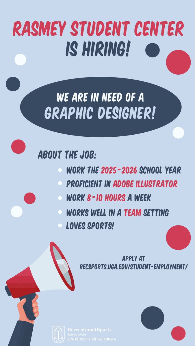 Upcoming Events at Ramsey ✨
• Now Hiring Summer Lifeguards!
• Banquet Hours — Early closing on April 13th 
• Now Hiring a Graphic Designer to join the Rec Sports Marketing team!