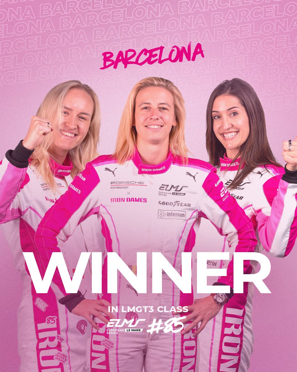 YESSSSS VAMMOOSSSS!!! 🇪🇸

#ELMS #4HBarcelona #IronDames