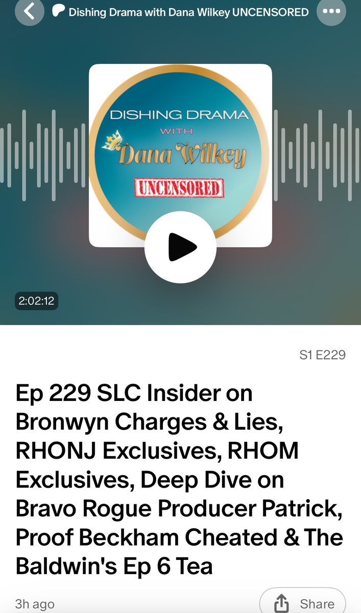 Ep229 SLC Insider on Bronwyn Charges,Rogue Bravo Producer Patrick Story,... youtu.be/u3lP-Rr2tXw?si… via <a href="/YouTube/">YouTube</a> free part link ⬆️ #RHOBH #RHOA #bravotv #WWHL #bravoaddict #RHONJ #RHOSLC #TrendingNews #entertainment2025 #gossip #iHeartRadio #radioandy #danawilkey