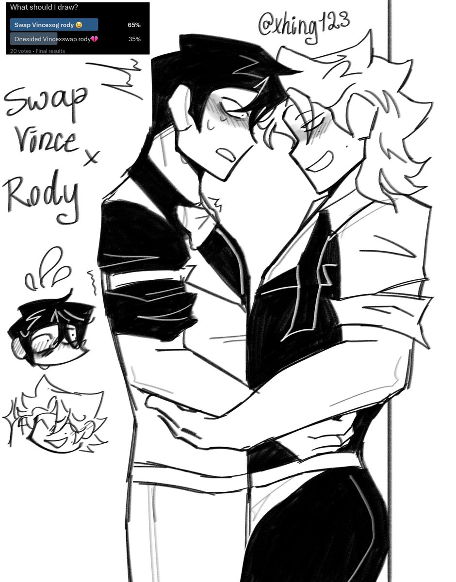 xhingxhing123 (@xhingxhing123) on Twitter photo THE VOTES ARE INNN
DING DING DING‼️‼️
#DeadPlate #deadplatefanart #RodyVince #swapplate THE VOTES ARE INNN
DING DING DING‼️‼️
#DeadPlate #deadplatefanart #RodyVince #swapplate