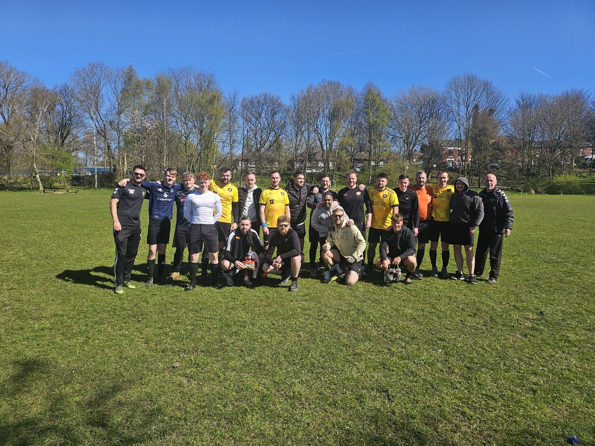 WaterlooOpenAge's tweet image. 2 seasons on the spin, cup final here we come! 
Lads deserved it today, 110% effort from everyone. Put an absolute shift in against a strong Newton Heath side.