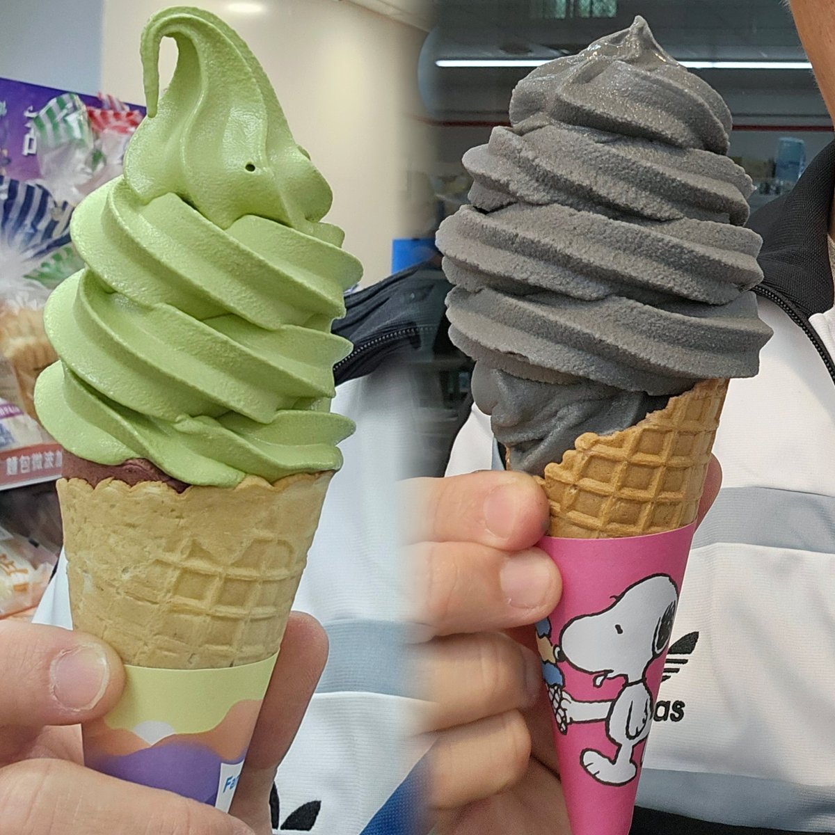 伊藤園的好吃
芝心的也好吃
綠的昨晚吃
黑的今晚吃
美味和口味都是很主觀的個人評價
猶如使用Ch**G**生成吉卜力風格圖片
不同的指令就有讓人意想不到的效果
不滿意還可以繼續微調到可接受為止
但這有別於吃冰
好吃就是好吃
若不好吃就不能吃到好吃為止了……

#日常生活 #拾遺有感 #冰冰有理