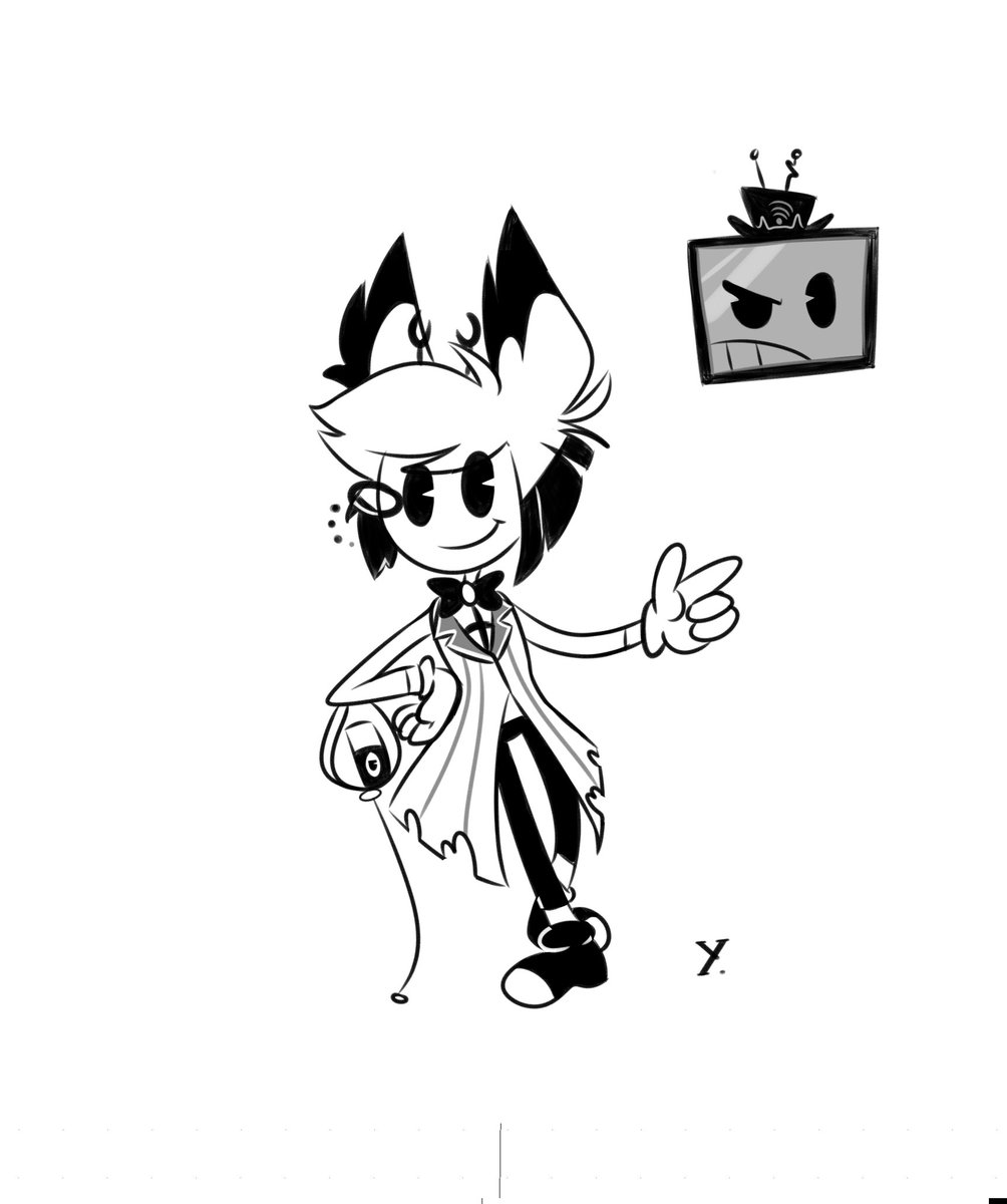 尝试了其他风格🤔
#Hazbin_Hotel