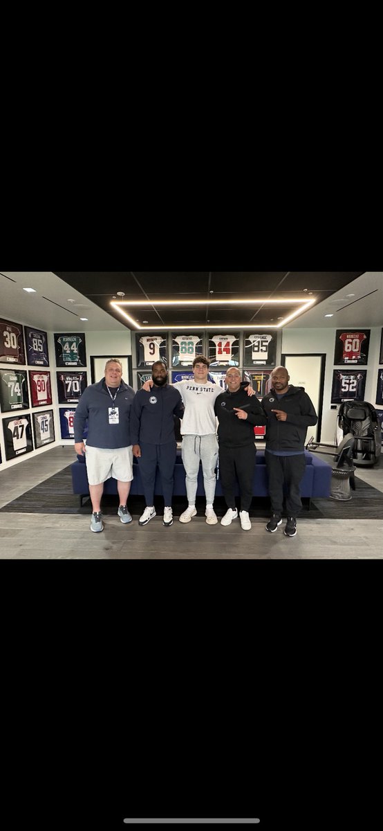 Luke Wafle (@wafleluke) on Twitter photo Had a great time in State College yesterday! Thank you <a href="/PennStateFball/">Penn State Football</a> <a href="/coachjfranklin/">James Franklin</a> <a href="/DBarnes_18/">Deion Barnes</a> <a href="/tbrown_19/">Torrence Brown</a> <a href="/djbryant13/">Dj Bryant</a> <a href="/OwenWafle/">Owen Wafle</a> <a href="/Red_Zone75/">Todd Smith</a> #WeAre Had a great time in State College yesterday! Thank you <a href="/PennStateFball/">Penn State Football</a> <a href="/coachjfranklin/">James Franklin</a> <a href="/DBarnes_18/">Deion Barnes</a> <a href="/tbrown_19/">Torrence Brown</a> <a href="/djbryant13/">Dj Bryant</a> <a href="/OwenWafle/">Owen Wafle</a> <a href="/Red_Zone75/">Todd Smith</a> #WeAre