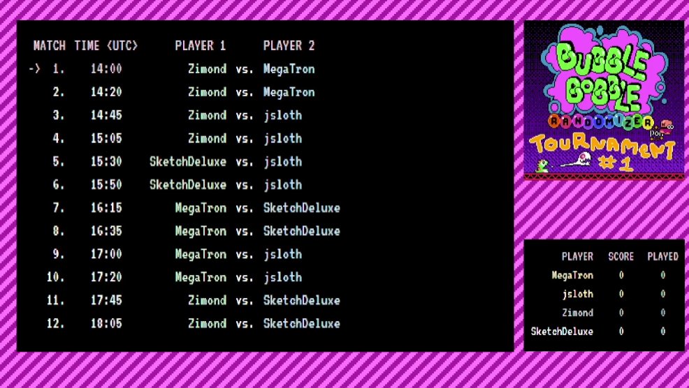 MundoDeluxe's tweet photo. The Bubble Bobble event is about to start on Jiisloth's channel: https://t.co/NjshO9Qre3 https://t.co/zbMdzqcyhP