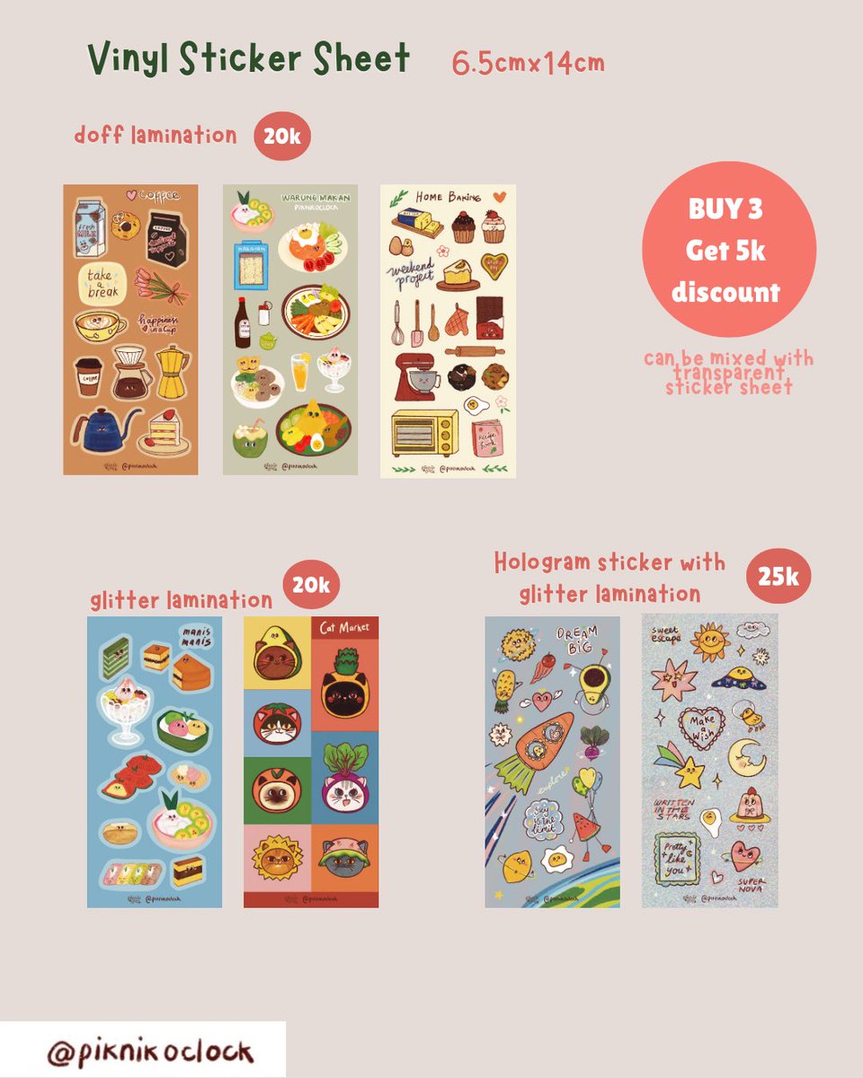 <like &amp; RT are very appreciated 💗✨> (1/3)

Piknik oClock’s #CFXX  PO batch 1😙 

🥑Preorder period: until April 30th 2025
Order by DM insta @Piknikoclock 🍒 

It’s our debut at CF😆

#CFXXcatalog #cf20 #cf20catalog #ComifuroXXcatalogue