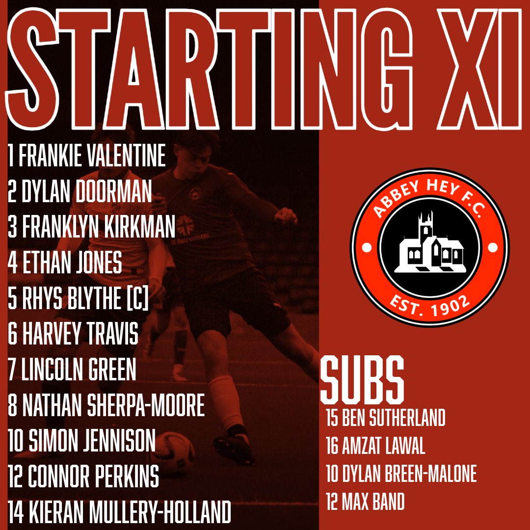Abbey Hey starting XI🔴