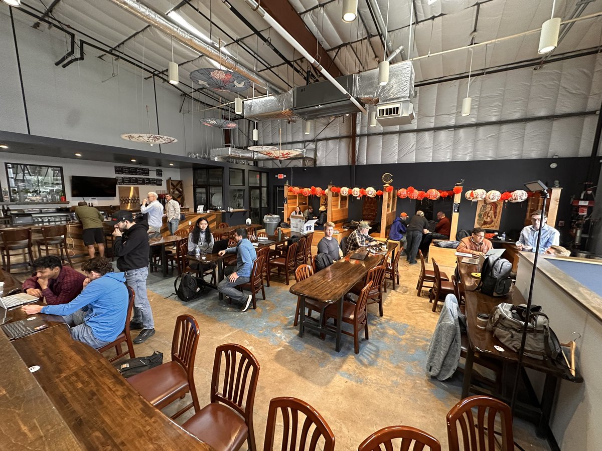 RealCoinGeek's tweet image. We’re back at the Texas BSV Hackathon!

Teams are rolling in, coffee in hand — some haven’t slept, working through the night to get their projects ready.

They’ve got just a few more hours before the 11AM deadline. The pressure’s on. Let’s see who delivers.

Stay tuned for more…