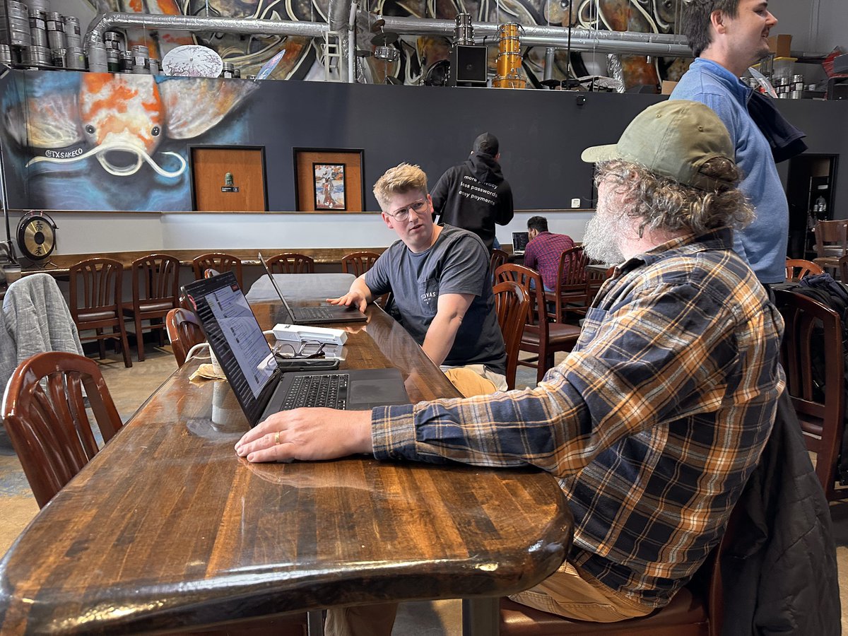 RealCoinGeek's tweet image. We’re back at the Texas BSV Hackathon!

Teams are rolling in, coffee in hand — some haven’t slept, working through the night to get their projects ready.

They’ve got just a few more hours before the 11AM deadline. The pressure’s on. Let’s see who delivers.

Stay tuned for more…