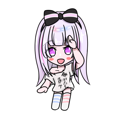 「なんか足りないなと思ったらメッシュを忘れてたわね」|八草🎶🌿新人Vtuberのイラスト