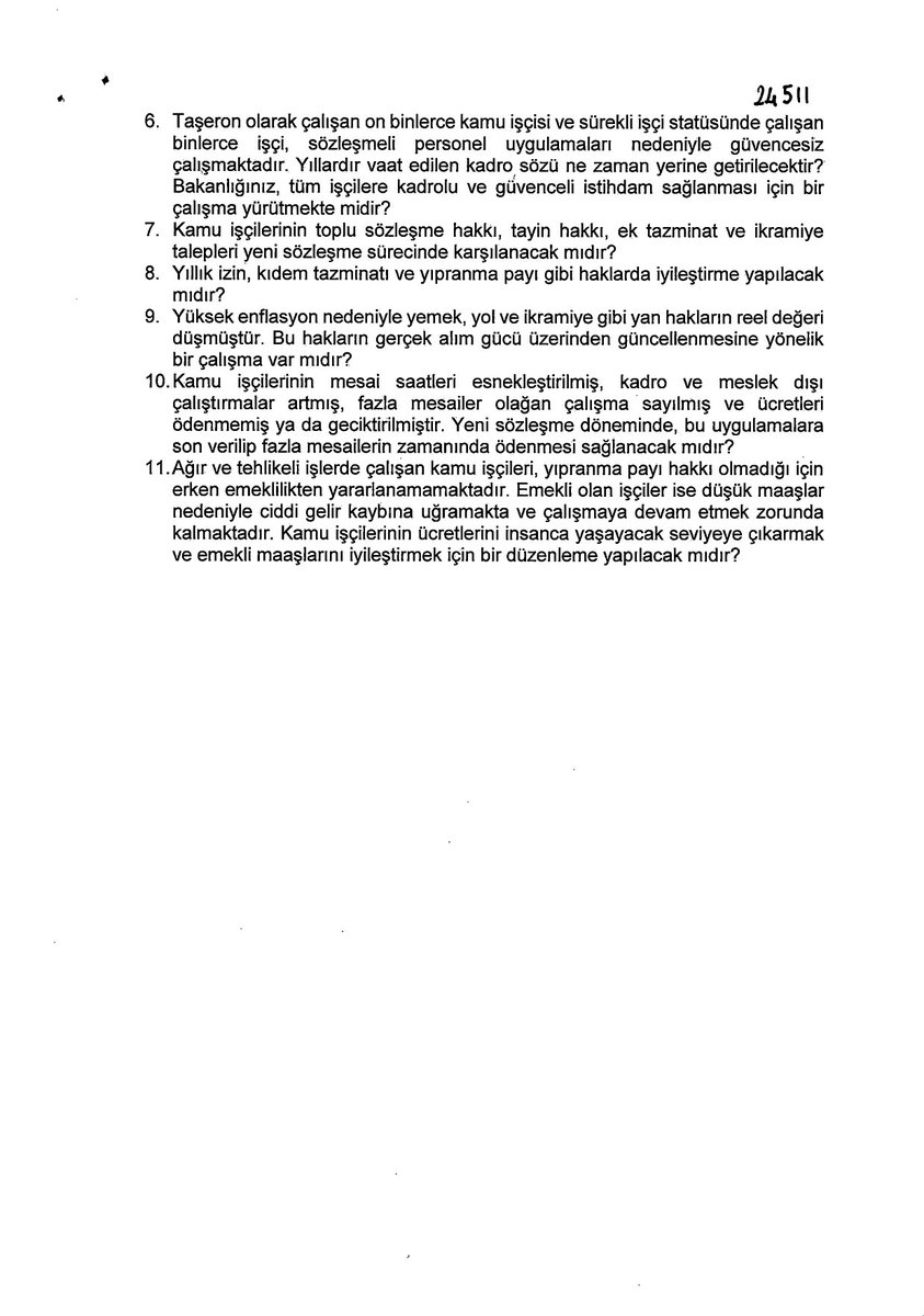 11 MADDELİK MECLİSE SUNULMUŞ ÖNERGE 

📢 AİLEMİZE KATILIN: t.me/Kamuiscileri1

#Kamuişçileri #Kamuişçisi #Taban3000TL #KamuişçileriTaban3000 #KÇP #TİS