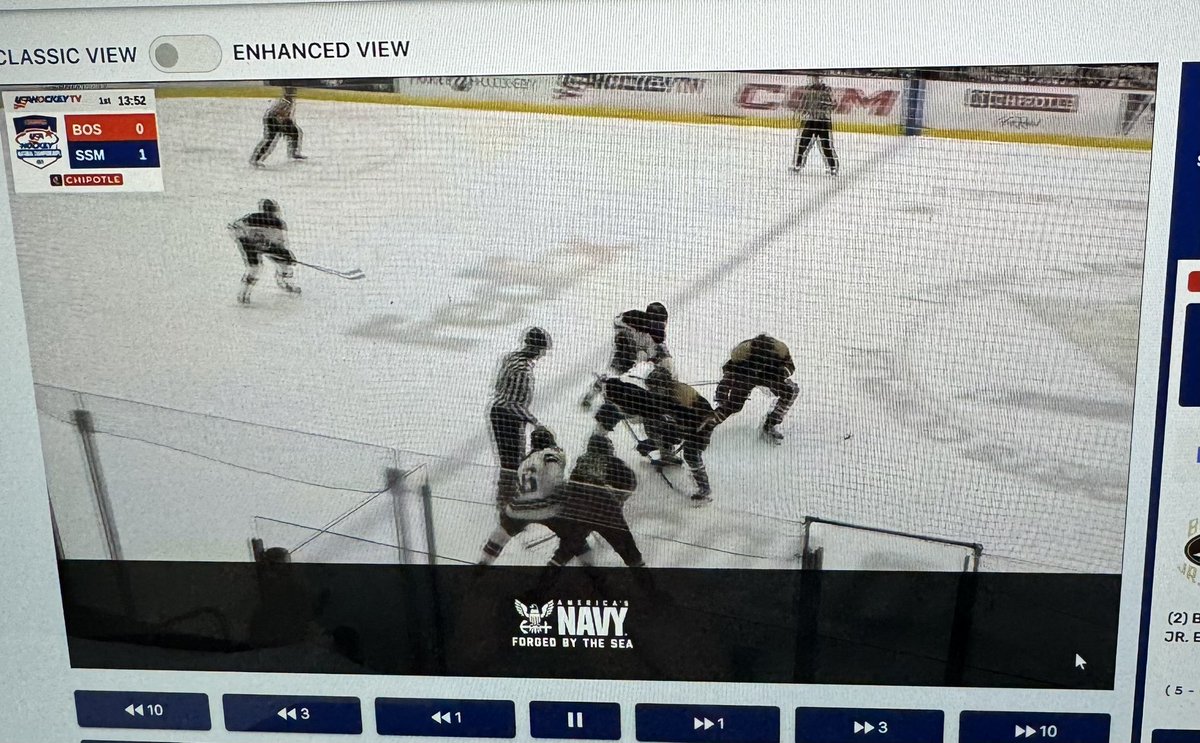 WeissFC's tweet image. Is there a trick to going full screen with the advertisement blocking the bottom buttons on your pay-per-view platform, @usahockey?