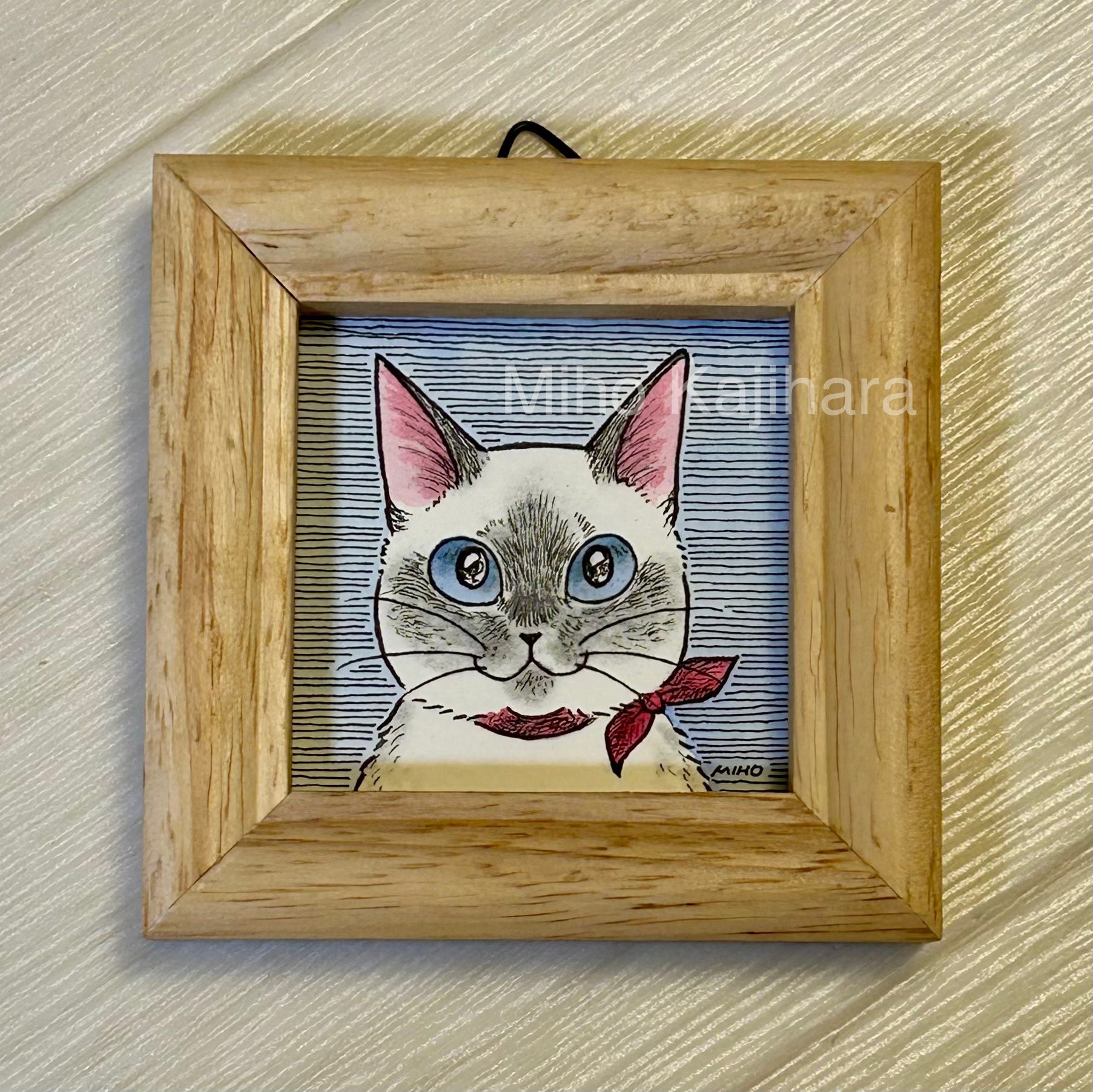 【超お買い得！】 梶原美穂😸5/9-21個展「めぐる」@猫の額（高円寺） (@kajiyon) / X 絵画
