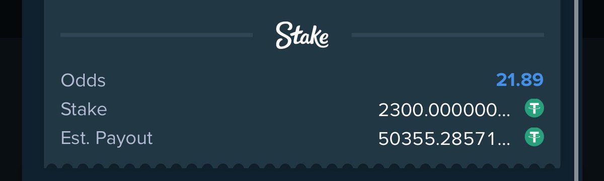 Mrbankstips's tweet image. ⚽️ on Stake 

REGISTER A STAKE ACCOUNT VIA LINK stake.com/?c=f213c5ba25&amp;amp;…

Use Promo code banks for weekly airdrops and bonuses 

22 odds stake.com/sports/home?be…

39 odds stake.com/sports/home?ty…

  OPAY DEPOSITS ARE NOW AVAILABLE ON STAKE ✅ 

Dm t.me/JoyEpos for other…