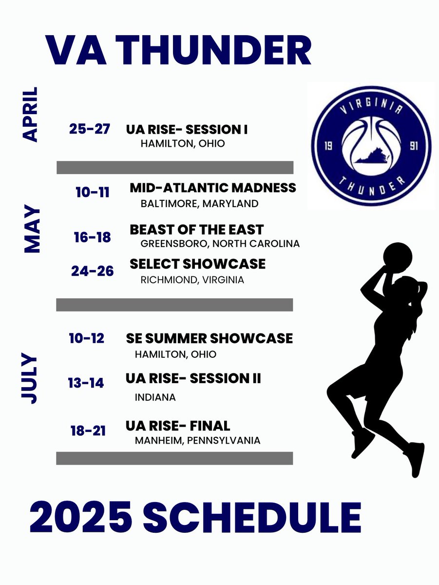 Coming to a city near you #VaThunder