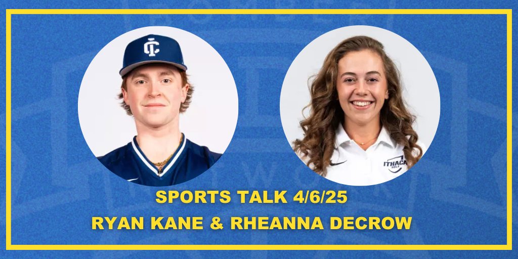 BombersRadioNet's tweet image. We're back with another #Sportstalk!
@MorganSpriggs3 hosts as @_lfitz15 talks with @Ithaca_Baseball Ryan Kane while @CameronManna and @Jnooch04 speak with @Ithaca_Golf @rheannadecrow. Tune in tonight at 6:30 only on @WICB