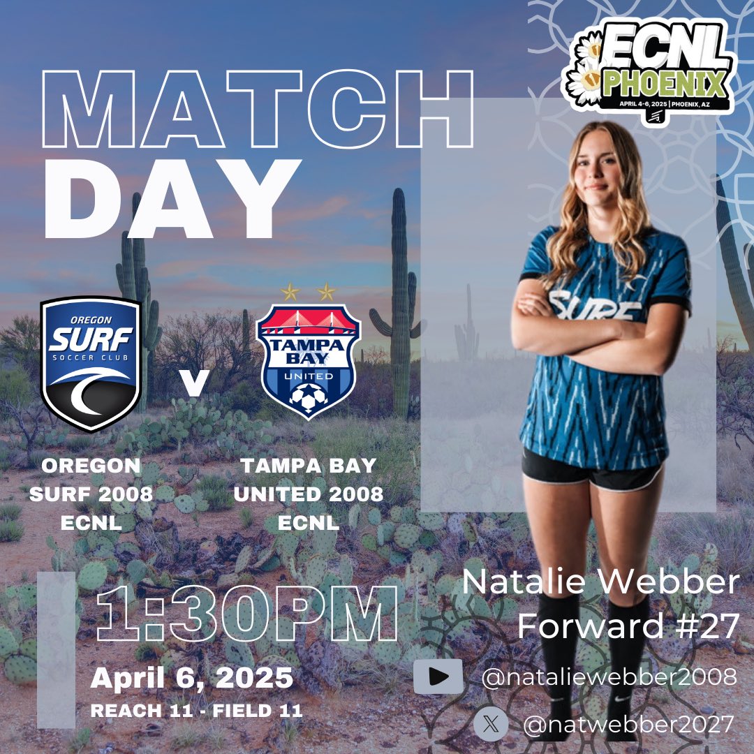 Last day in Phoenix. It’s been a great weekend with my team!  #ECNLPHX 

<a href="/ImYouthSoccer/">ECNL/GA/Recruiting/College Soccer</a> <a href="/TopDrawerSoccer/">TopDrawerSoccer</a> <a href="/TheSoccerWire/">SoccerWire</a> <a href="/ECNLgirls/">ECNL Girls</a> <a href="/PrepSoccer/">Prep Soccer ⚽️</a>