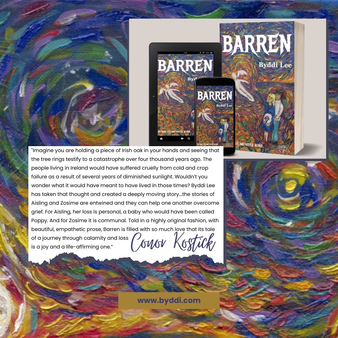 Byddi Lee 📚 Author |🎭Playwright |🎬 Screenwriter (@byddi) on Twitter photo Here's what <a href="/conor_kostick/">Conor Kostick</a> award-winning historian and writer, author of "The Avatar Chronicles Trilogy", had to say about "Barren".
Pre-order signed copies: buythebook.ie/product/barren/
Pre-order ebooks: https:/s.byddi.com/barren
#books Here's what <a href="/conor_kostick/">Conor Kostick</a> award-winning historian and writer, author of "The Avatar Chronicles Trilogy", had to say about "Barren".
Pre-order signed copies: buythebook.ie/product/barren/
Pre-order ebooks: https:/s.byddi.com/barren
#books
