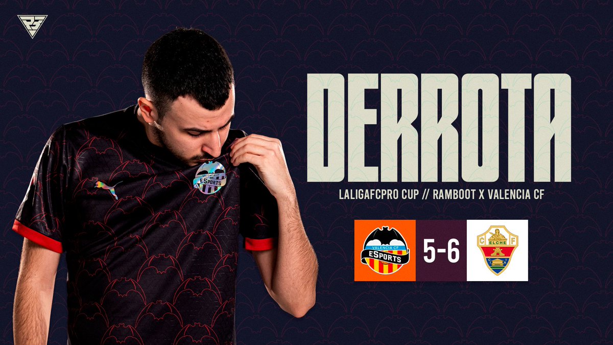 Ramboot Club (@rambootclub) on Twitter photo 5-6 | DERROTA
A pesar de haber tenido cerca la remontada, no conseguimos vencer al <a href="/elchecf/">Elche Club de Fútbol 🌴💯</a> quedando eliminados de la copa.
🙌<a href="/obrun2002/">Obrun2002</a>
#AmuntRamboot <a href="/VCFeSports/">🦇 Valencia CF Esports 🦇</a> <a href="/valenciacf/">Valencia CF</a> #LALIGAFCPro Cup 5-6 | DERROTA
A pesar de haber tenido cerca la remontada, no conseguimos vencer al <a href="/elchecf/">Elche Club de Fútbol 🌴💯</a> quedando eliminados de la copa.
🙌<a href="/obrun2002/">Obrun2002</a>
#AmuntRamboot <a href="/VCFeSports/">🦇 Valencia CF Esports 🦇</a> <a href="/valenciacf/">Valencia CF</a> #LALIGAFCPro Cup
