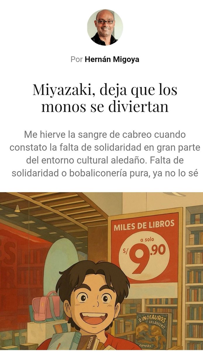 Por qué nos debería dar vergüenza a todos usar la aplicación que nos convierte en personajes de Miyazaki:
elconfidencial.com/cultura/2025-0…