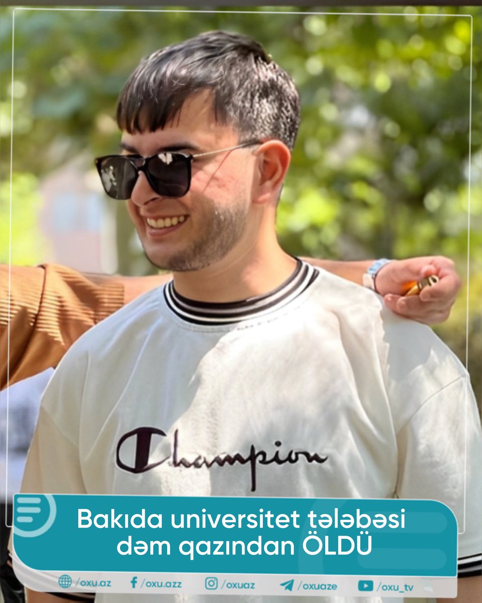 🥀🥀🥀 Qərbi Kaspi Universitetinin tələbəsi faciəvi şəkildə ölüb.

Qərbi Kaspi Universitetinin Yüksək texnologiyalar və innovativ mühəndislik fakültəsinin İnformasiya texnologiyaları ixtisasında təhsil alan V kurs tələbəsi İkram Şahbalayev dəm qazından boğularaq dünyasını