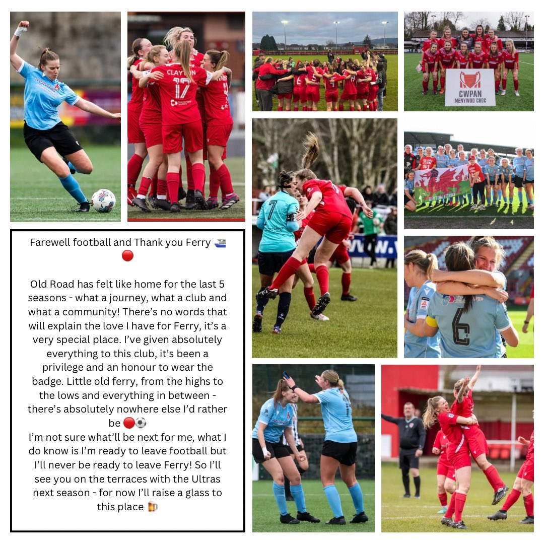Time to dance my last dance on Old Road 🔴⚽️

Thank you to every player, staff member and supporter - little Old Ferry, you have my heart 🫶🏻

Time to work on the crocheting - I’m in my retirement era 🧶