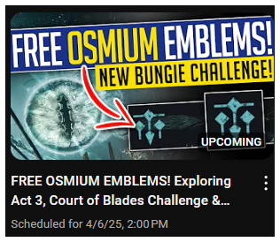 This is NOT a drill...see you soon 😎 #Destiny2Creator