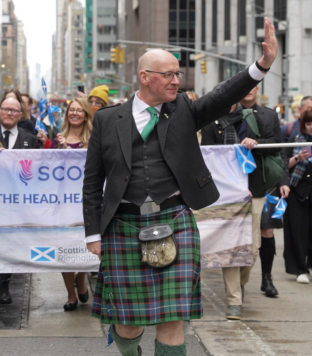 First Minister (@scotgovfm) on Twitter photo First Minister <a href="/JohnSwinney/">John Swinney</a> has led <a href="/Scotland/">Brand Scotland 🏴</a>’s presence at the annual Tartan Day Parade in New York City.
The parade down Sixth Avenue celebrates Scotland’s lasting cultural and historical connections with the USA and Canada. First Minister <a href="/JohnSwinney/">John Swinney</a> has led <a href="/Scotland/">Brand Scotland 🏴</a>’s presence at the annual Tartan Day Parade in New York City.
The parade down Sixth Avenue celebrates Scotland’s lasting cultural and historical connections with the USA and Canada.