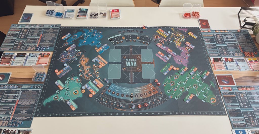 Niko Alokin (@nikoalokin) on Twitter photo Good morning!! Tutorial game set up… going trough the rules a second time and i think we can go on with the first game!! Love the table presence! <a href="/newcoldwar89/">New Cold War 1989-2019 VUCA Simulations</a> <a href="/VUCASimulations/">VUCA Simulations</a> Good morning!! Tutorial game set up… going trough the rules a second time and i think we can go on with the first game!! Love the table presence! <a href="/newcoldwar89/">New Cold War 1989-2019 VUCA Simulations</a> <a href="/VUCASimulations/">VUCA Simulations</a>