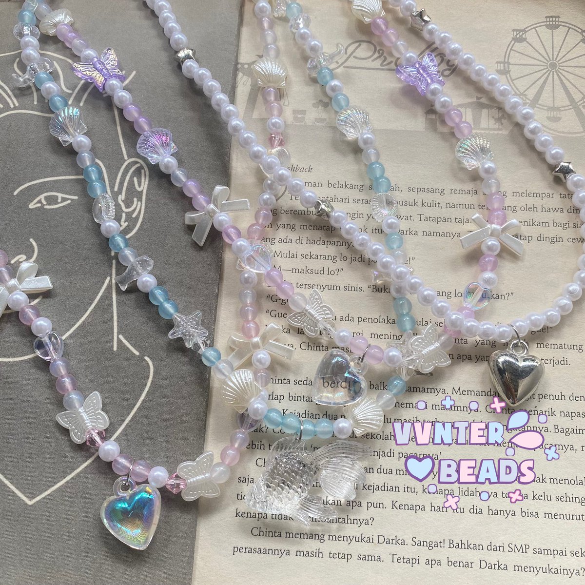 vvnterbeads's tweet photo. Hello Everyone!!💓
Aku mau up barang barang sisaan dari event ku kemarin, semoga kalian banyak yang berminat ya🥰

Ada Keychain, Kalung, Gelang, dan Strap phone juga, yukkk check thread ini

Bisa CO di oren &amp; COD🥰
Link toko: https://t.co/Cr5FXm3CrR

Dom: Depok https://t.co/aH5cvhwtMQ