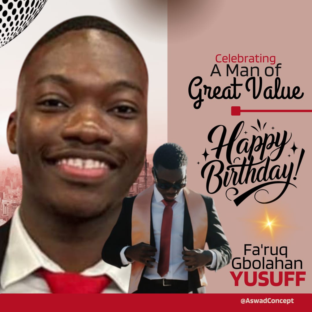 lekanyusuph's tweet photo. "22" and fabulous! Here's to many more years of love, laughter, and adventure! Cheers to an amazing young man, Faruq! May your day be as bright and awesome as you are! https://t.co/CuEOlD5Hlk