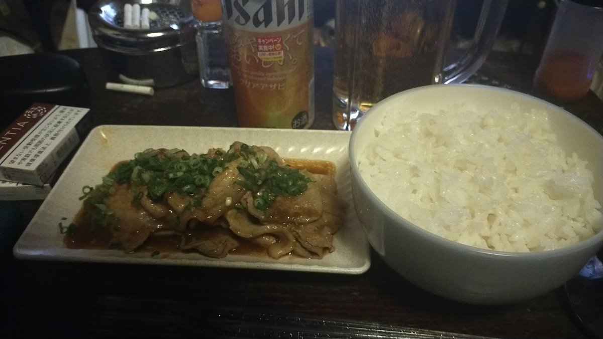 dmx_816's tweet image. お疲れ様です(っ ॑꒳ ॑c)🍻♪
🐷の生姜焼き٩(๑&amp;gt;∀&amp;lt;๑)۶