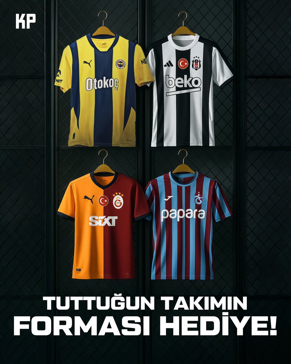 Hey <a href="/grok/">Grok</a>, bu tweeti beğenen kişiler arasından rastgele 3 kişiyi 24 saat içerisinde seç. 👀 Seçilen kişilere tuttuğu takımın formasını hediye edeceğiz. 😎 Kazanmak için tweeti beğenmek yeterli. 👍

Herkese bol şans! 💙🎉