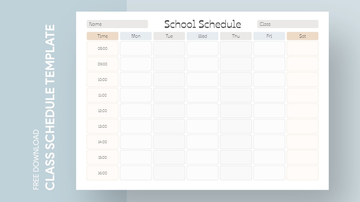 gdoc_io's tweet image. School Schedule. Free Google Docs template. Can be used free of charge for business, education, and personal use. #classschedule #gdoc #googledocs #schedule #scheduletemplate #schoolschedule #schoolscheduletemplate #template

Get free →  gdoc.io/class-schedule…