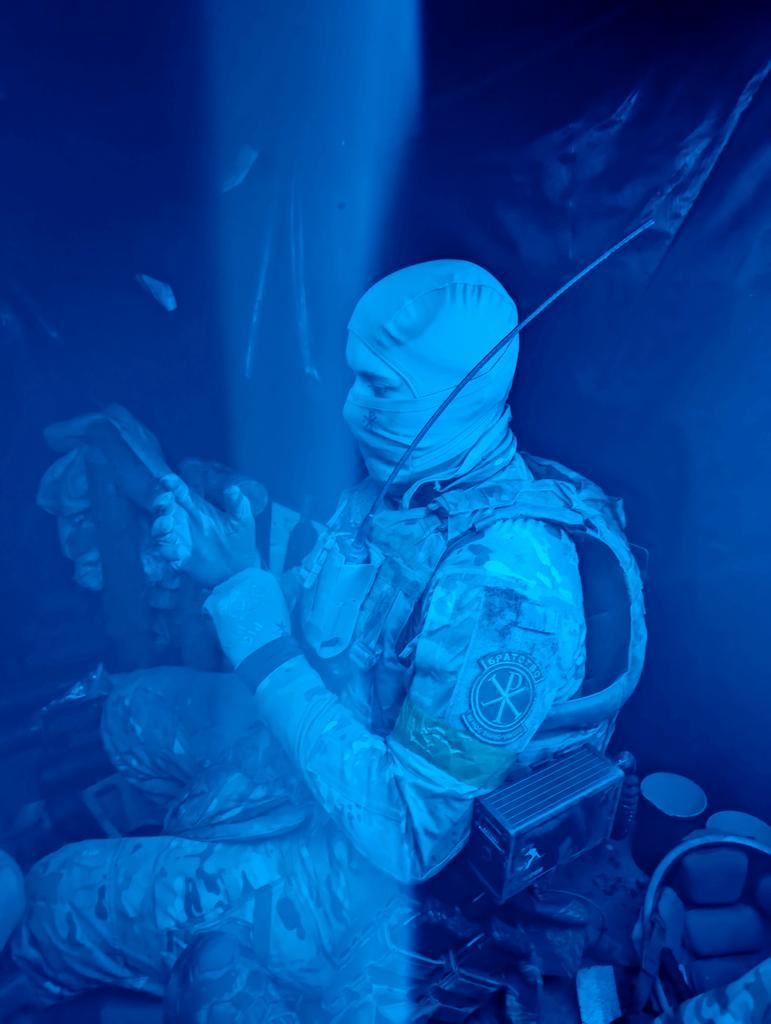 Short break during a mission