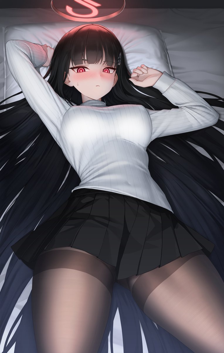 #ブルアカ #BlueArchive 
昔描いたイラストを改めて投稿してみます。
/ reposting an illustration I drew a while ago.