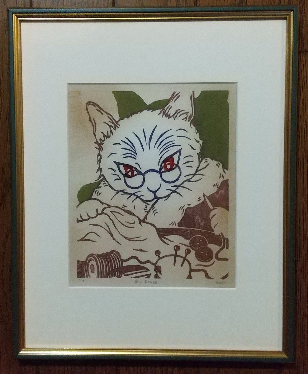 kusa_d_'s tweet photo. #第22回猫ねこ展 の搬入に #松山庭園美術館 さんに行ってきました。雨上がりにお庭の苔が青々ときれいでした。11日より開幕、金土日祝のみの開館、7/27迄です🐱 #猫 https://t.co/bv6PiZIslV