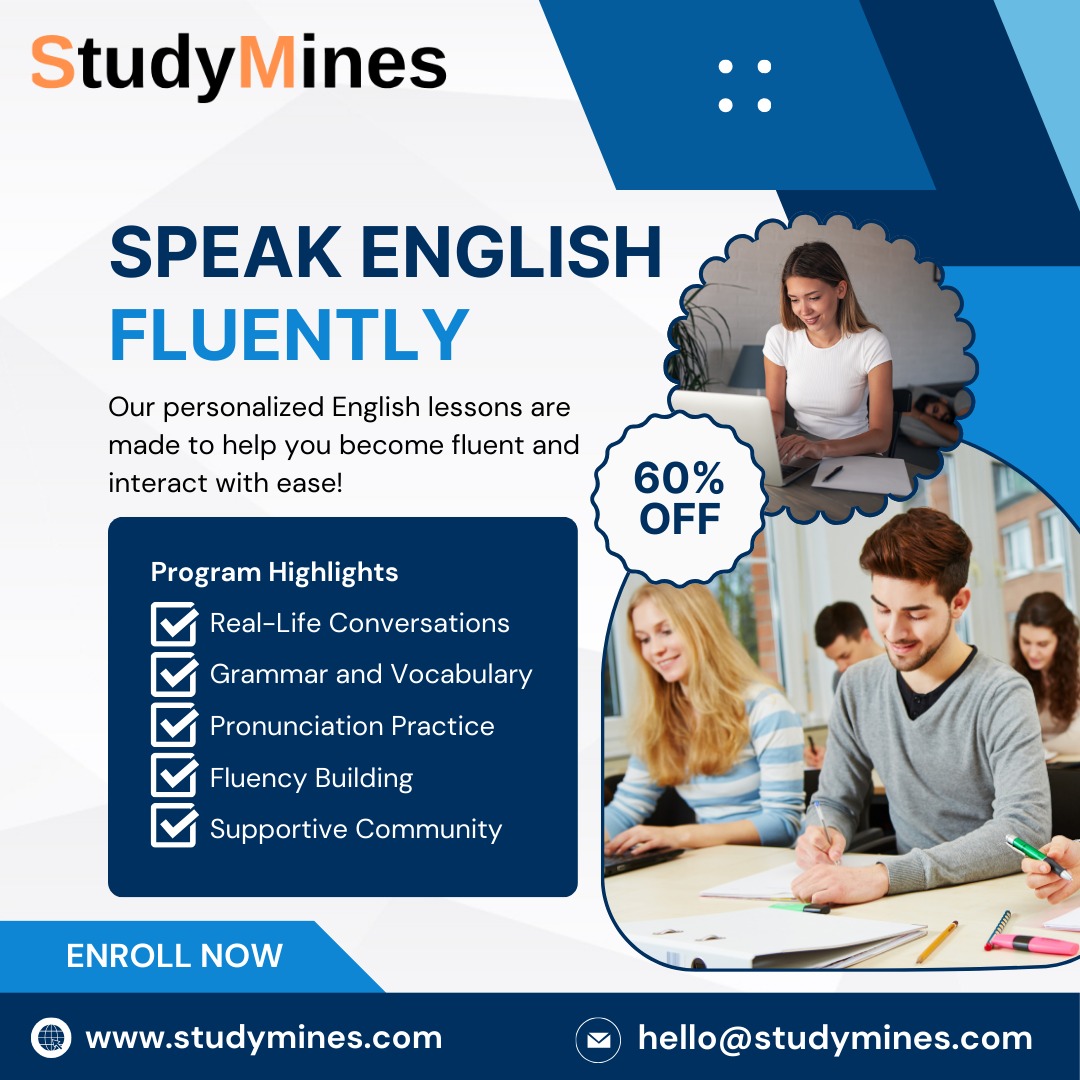 studymines_app's tweet photo. 💥 Want to speak English like a pro?
Now’s the time! Get 60% OFF our top fluency course!
Speak better. Feel better. Grow faster. 💪
#SpeakFluentEnglish #UnlockOpportunities #BigSale #LearnEnglishFast #EnglishConfidence #FluentSpeaking Ind https://t.co/CJw0E0cTer