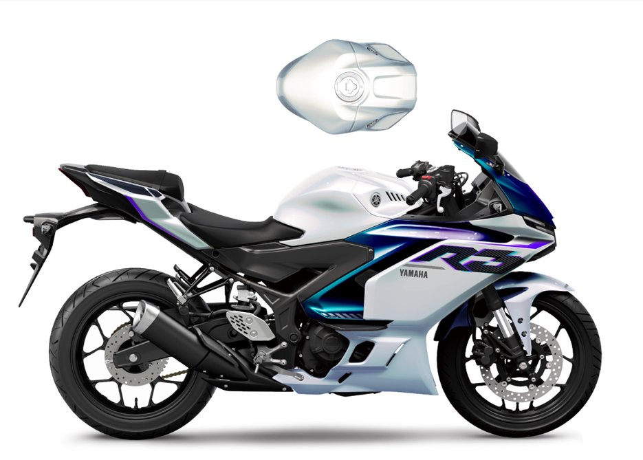 yamaha_bike's tweet image. #白の日 なので、2025年モデル「YZF-R3」「YZF-R25」に採用している&quot;マットパールホワイト&quot;について、開発エピソードをご紹介‼️

⚪圧倒的な個性をまとったインパクトカラーを追求
⚪既存のセオリーをあえて破りこれまでにないカラーリング誕生…