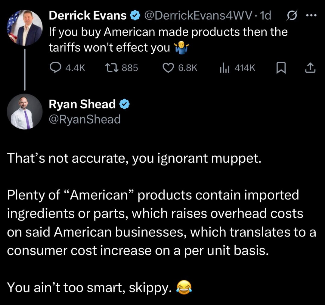 .<a href="/DerrickEvans4WV/">Derrick Evans</a> really is a moron