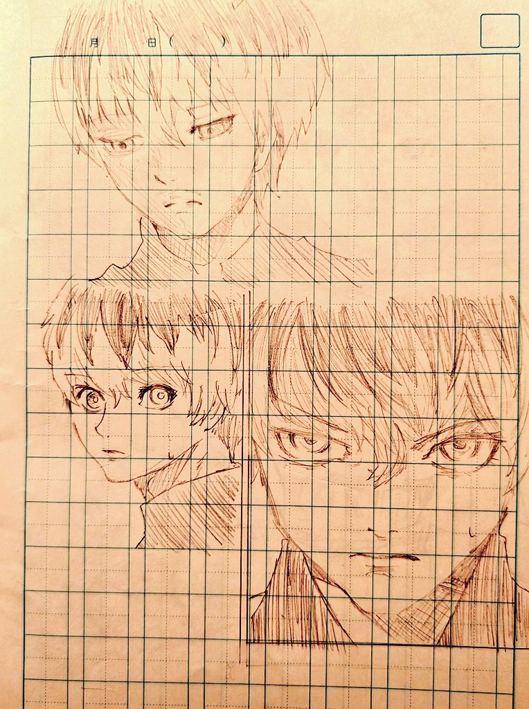 ガキの頃の模写こんな感じでした〜喰種と文スト
今見たら下手とかよりも漢字練習帳やばいなという感想 