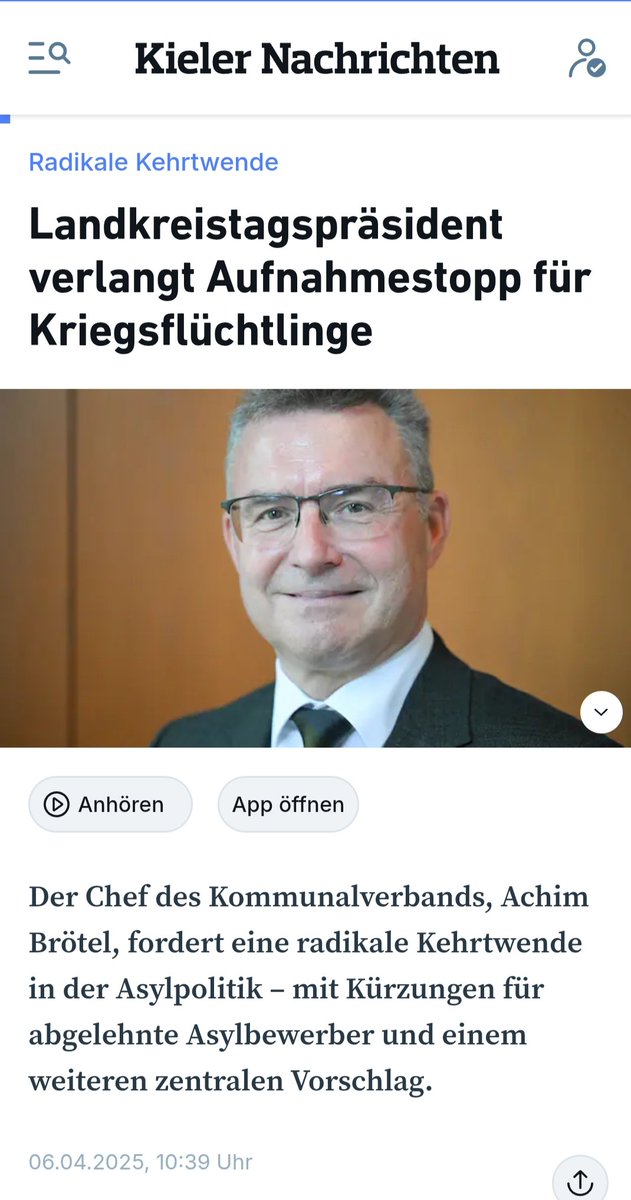 Ob die Botschaft wohl bei den Koalitionsverhandlern ankommt? CDUler übernimmt AfD-Programmatik: