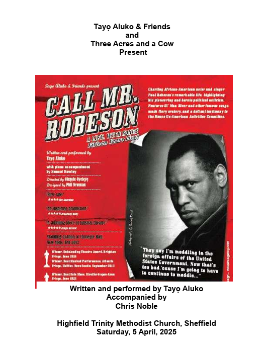 A roaring success for #callmrrobeson in Sheffield. Thanks to Three Acres And A Cow for organising a full house and presenting. #CoryBooker #PaulRobeson
tayoalukoandfriends.com/robeson/wp-con…