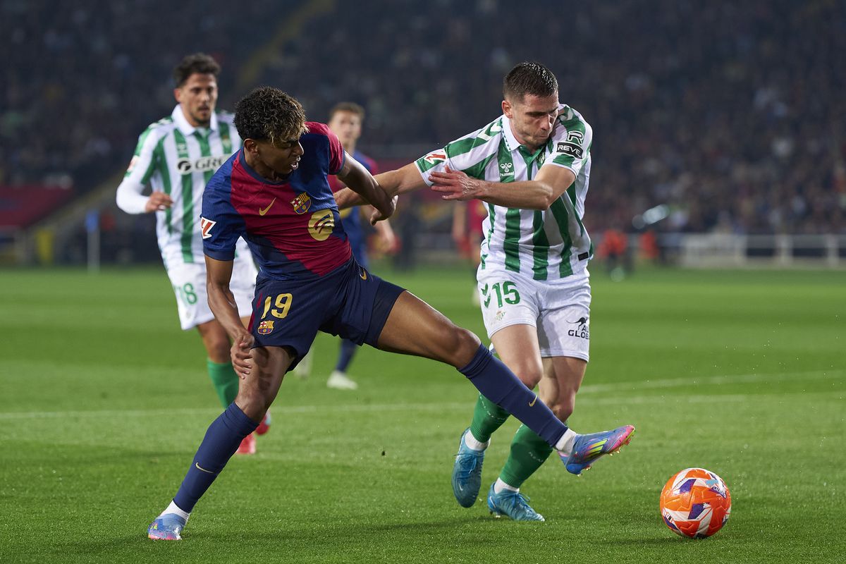 Barcelona 1-1 Real Betis (La Liga) 2025.04.05 All Goals
