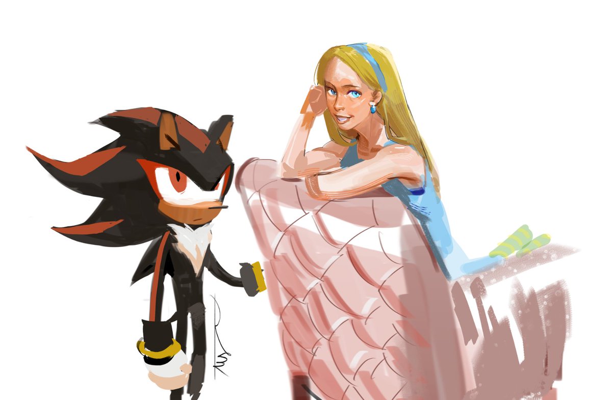 Them #ShadowTheHedgehog #MariaRobotnic