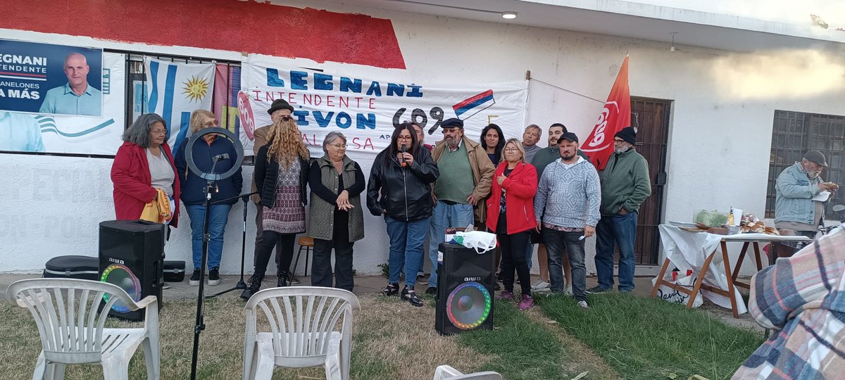 PepedeParque's tweet photo. Lanzamiento Lista 609-S
Municipio de La Floresta. 

@FLegnaniSilva Intendente. 
Ivón Lorenzo Alcaldesa. 
@Frente_Amplio
@lapatriadauy https://t.co/arBYm2GIPS