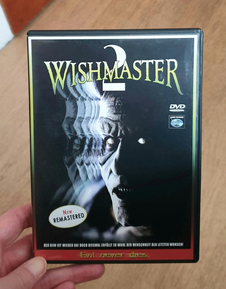 TanjaStrutzl's tweet image. The fantastic #Wishmaster movie series. 🧞‍♂️🩸👍
#horror #horrormovies #djinn #PysichalMedia