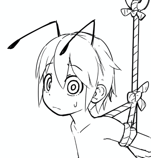 こんな感じのを描いてます
完成したらpixivにupします 