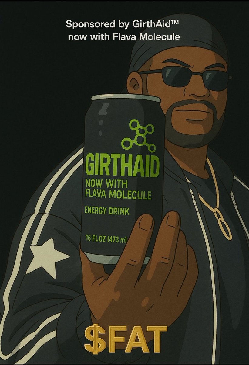 #GIRTHAID 
Official partner of the $FAT XXL GAMES, any brands looking to girth up contact us at partnerships@girthaid.io

$Girth is here to stay mfs.

Website and merch on the way.